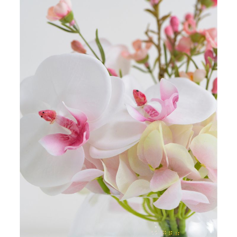 【母の日専用】アートフラワー エミリオ・ロバ　ファレノプシスリップピンク S 母の日 ギフト 造花 プレゼント