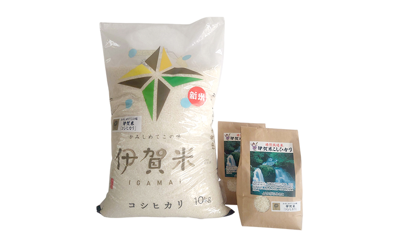 【精米】令和7年産　伊賀米コシヒカリ　10kg+特別米2kg　お米 米 白米 こしひかり ごはん 三重県 名張市