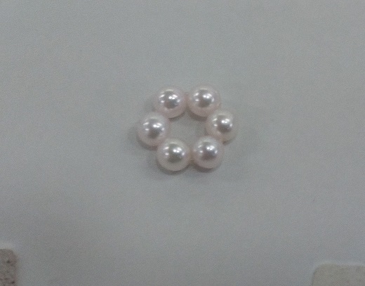 J-81伊勢志摩あこや本真珠ベビーパールサークルペンダントトップ