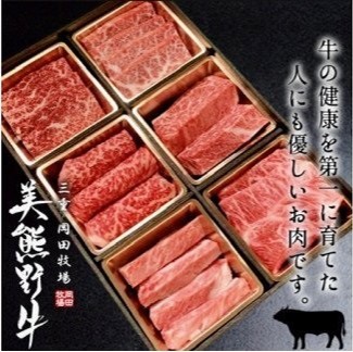 希少和牛 【美熊野牛】6種の部位が楽しめる 食べ比べ 焼肉 セット