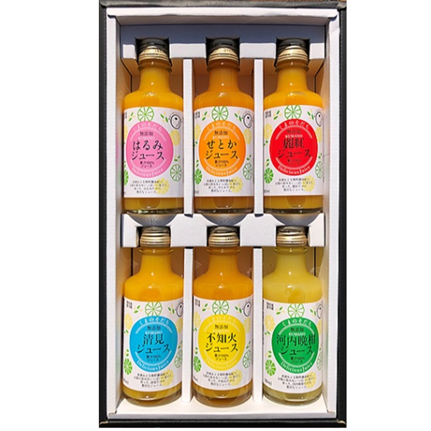 <テレビで紹介されました> みかんストレートジュース「くまのそだち」（小瓶18本入り詰め合わせ）【knpr0005】