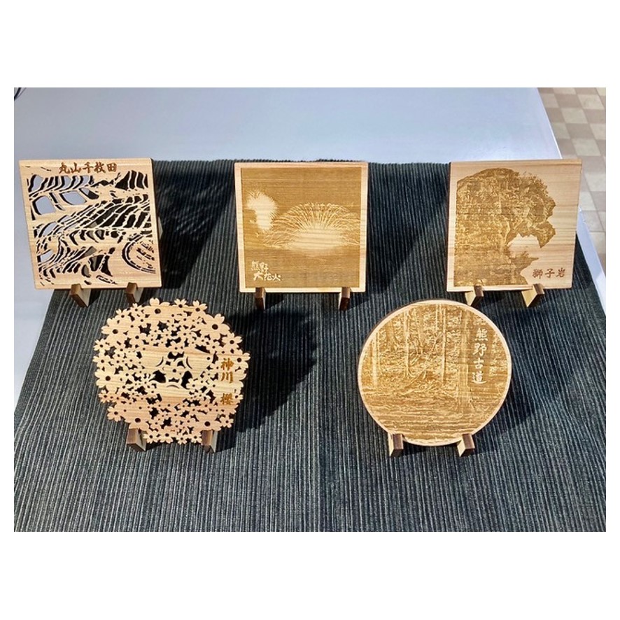 熊野名所コースター5枚セット【snsi0005】