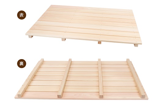 すのこ 85cm x 59.5cm 溝彫り 滑り止め 8枚打ち 紀州産 総ひのき製 職人手作り【ymku0011】※全サイトで展開可