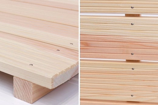 すのこ 85cm x 44.5cm 溝彫り 滑り止め 6枚打ち 紀州産 総ひのき製 職人手作り【ymku0010】※全サイトで展開可