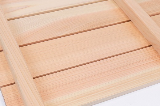 すのこ 85cm x 44.5cm 溝彫り 滑り止め 6枚打ち 紀州産 総ひのき製 職人手作り【ymku0010】※全サイトで展開可