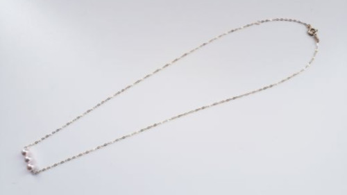 天使のブランコ、スウィングネックレス（K10WG）