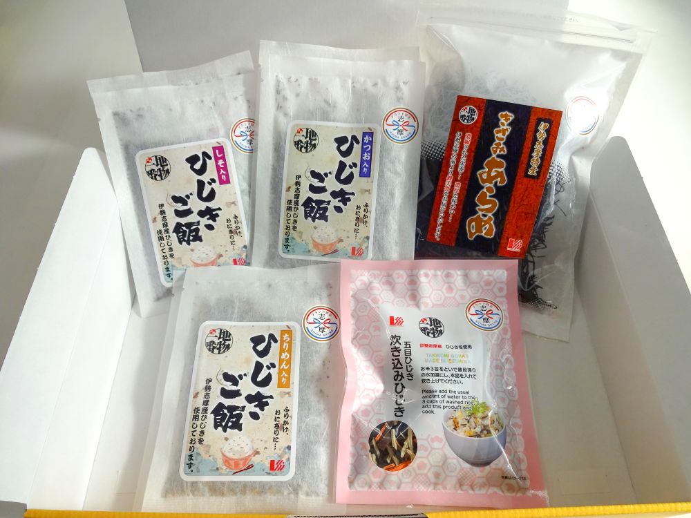 志摩ブランドセット ひじき ご飯 3種 ( かつお しそ ちりめん ) あらめ 炊き込みごはん 小分け セット ひじき ご飯のお供 ふりかけ 朝ご飯 ごはん 朝食 おにぎり 海藻 三重 伊勢 志摩 みえ いせ しま ブランド 志摩ブランド 10000円 一万円 1万円 10000円以下 10000円以内