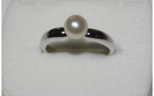 【020-127】真珠の里　シンプル　シルバーパールリング*