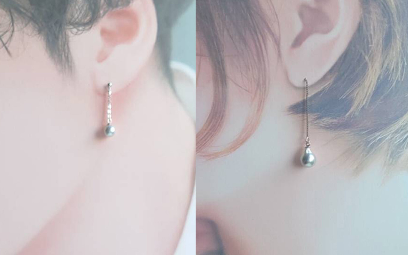 【BEAMS JAPAN監修】【真珠のアクセサリー手作りキット】akoya The Planetピアス