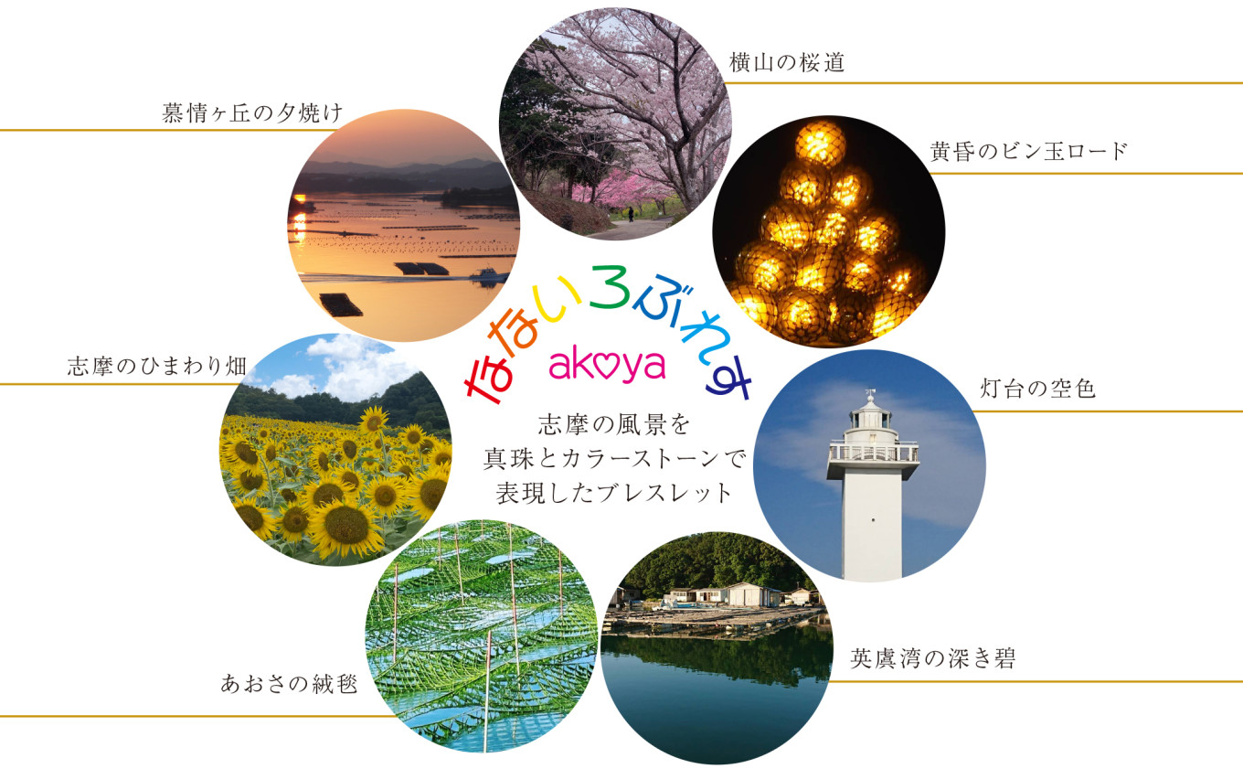 【BEAMS JAPAN監修】【真珠のアクセサリー手作りキット】akoya なないろぶれす　慕情ヶ丘の夕焼け