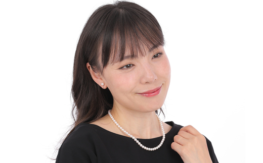 真珠 ネックレス イヤリング セット シルバー パール 5.5ミリ ～ 6ミリ アクセサリー ジュエリー 三重県 伊勢志摩 志摩市 アコヤ貝 冠婚葬祭 結婚式 葬式 フォーマル / 老舗の真珠専門店・高品質アコヤ真珠ネックレス・イヤリングセット5.5～6.0ミリ