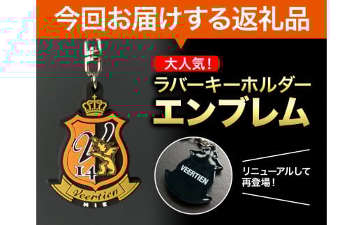 雑貨 キーホルダー ラバーキーホルダーエンブレム 1個 ヴィアティン三重 Jリーグ クラブ《30日以内に出荷予定(土日祝除く)》スポーツ ギフト サッカー 三重県 東員町 送料無料