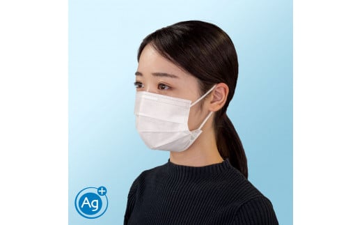 SH-20 シャープ製不織布マスク 抗菌タイプ ふつうサイズ プリーツ型 30枚入 1箱 【MA-R230】