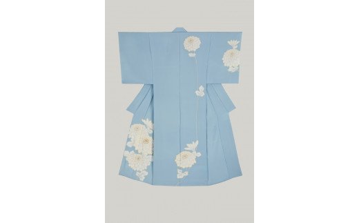 SG05　御山杉染め　訪問着きもの　菊