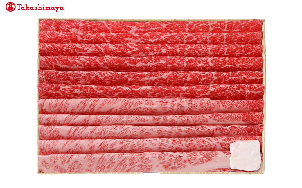 【高島屋選定品】＜お肉の専門店スギモト＞松阪牛すき焼き用（肩ロース・肩肉）TSY-202　肩ロース肉４００ｇ　肩肉３００ｇ　TSY-03-02