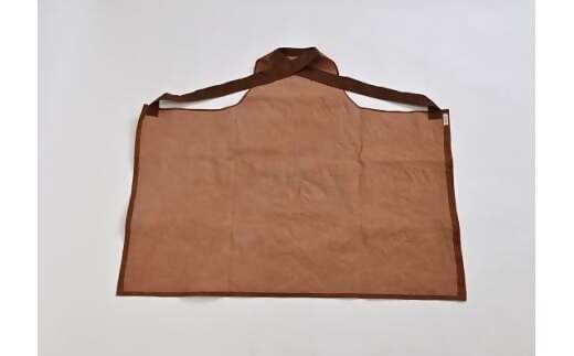 徳應謹製　柿渋染エプロン　TKO-02　手づくり　手作り　ハンドメイド　クラフト　唯一無二　オンリーワン　一点物　オートクチュール　染　染め　柿渋　鞄　かばん　カバン　男女兼用　ユニセックス　自然　天然　優しい　風合い　色合い　プレゼント　ギフト　贈り物　記念　記念品　綿100％ 