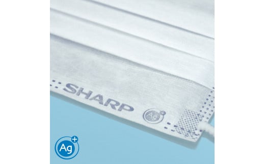 SH-20 シャープ製不織布マスク 抗菌タイプ ふつうサイズ プリーツ型 30枚入 1箱 【MA-R230】