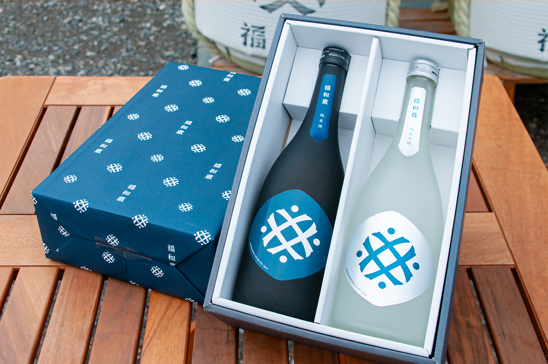 日本酒　福和蔵　純米酒　純米吟醸の金賞セット　720ml×2本　井村屋　IM-02