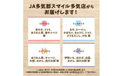 【無農薬セット】草の堆肥と雨水だけの自然栽培で育てた旬の固定種野菜セット　【TSN-01】