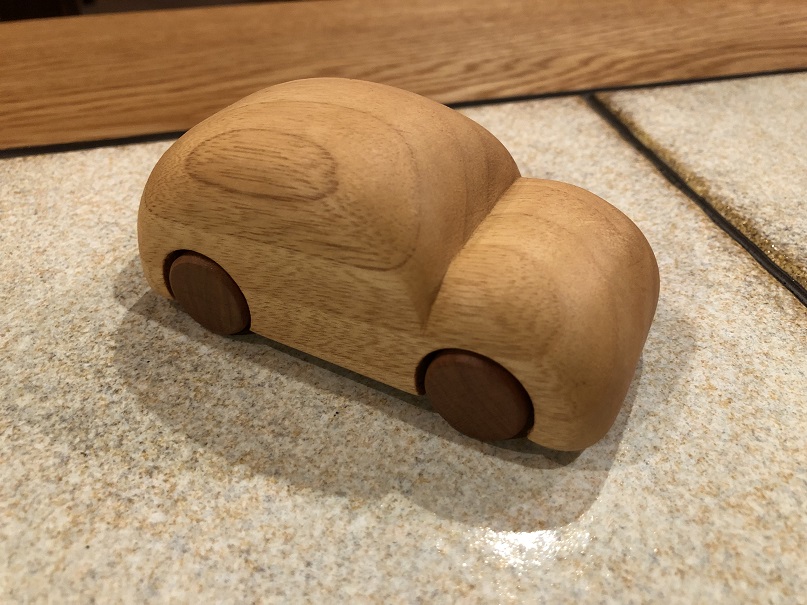JU-01 国産 木材 手づくり 木のおもちゃ ( くるま ) | 木製 玩具 子供 乗り物 車