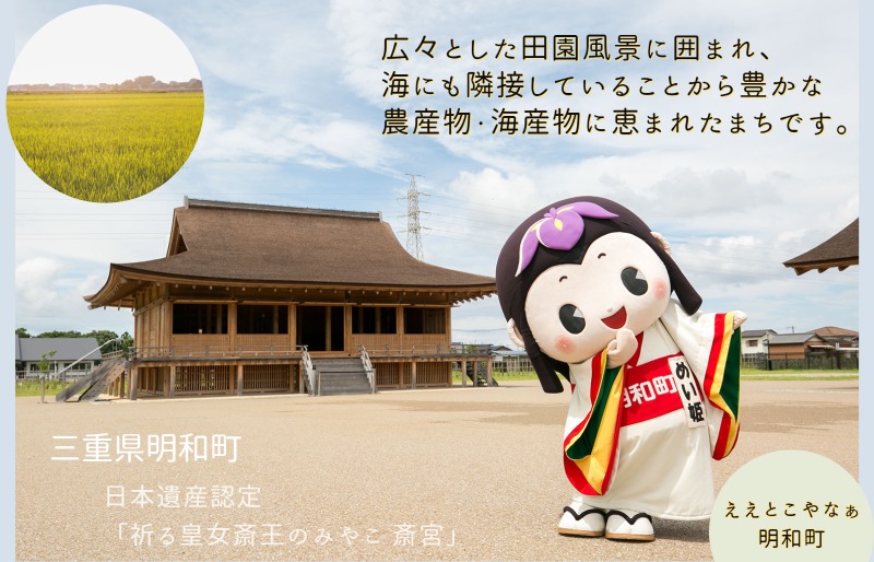 明和町 ふるさと 定期便 （全3回） コロッケ あおさ お米 肉 牛 牛肉 和牛 ブランド牛 国産 霜降り ふるさと 人気 簡単 時短 らくちん 松阪牛 コロッケ セット 月1