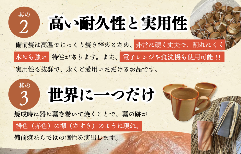 泡立ち ビアマグ 備前焼　ビール タンブラー ビアグラス ビールグラス カップ 陶磁器 陶器 和食器 窯元 ギフト 備前 釉薬 緋襷 月華