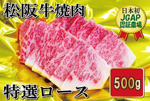 F4松阪牛焼肉（特選ロース）500g