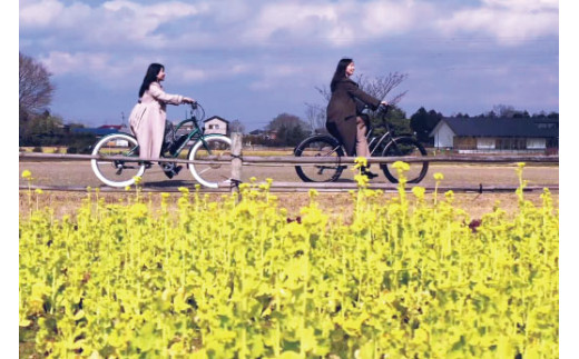 三重県明和町 レンタサイクル ( E-BIKE ) 1日利用券 / 自転車 レンタル 旅行 お出かけ 自然