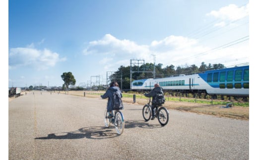 三重県明和町 レンタサイクル ( E-BIKE ) 1日利用券 / 自転車 レンタル 旅行 お出かけ 自然