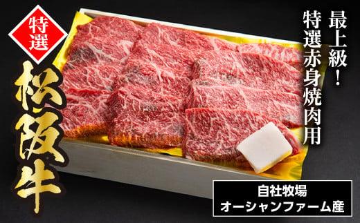松阪牛焼肉（特選赤身） 500g ／ 冷凍 ギフト箱包装 瀬古食品 JGAP認定 松阪肉 名産 お取り寄せ 牛肉 お肉 肉 和牛 黒毛和牛 国産 国産牛 松阪牛 ブランド牛 A4ランク 焼肉 焼肉用 ギフト 贈答 産地直送 松阪 牛 特選 赤身 霜降り 三重県 大台町 (0034)
