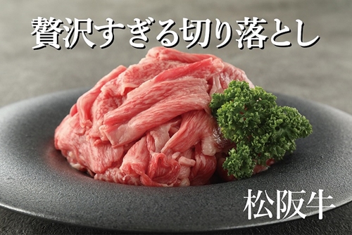 （冷凍）お得！色んな部位「松阪牛切り落とし」約300g ／ 冷凍 和牛 松阪牛 カレー 牛煮込み 三重県 大台町