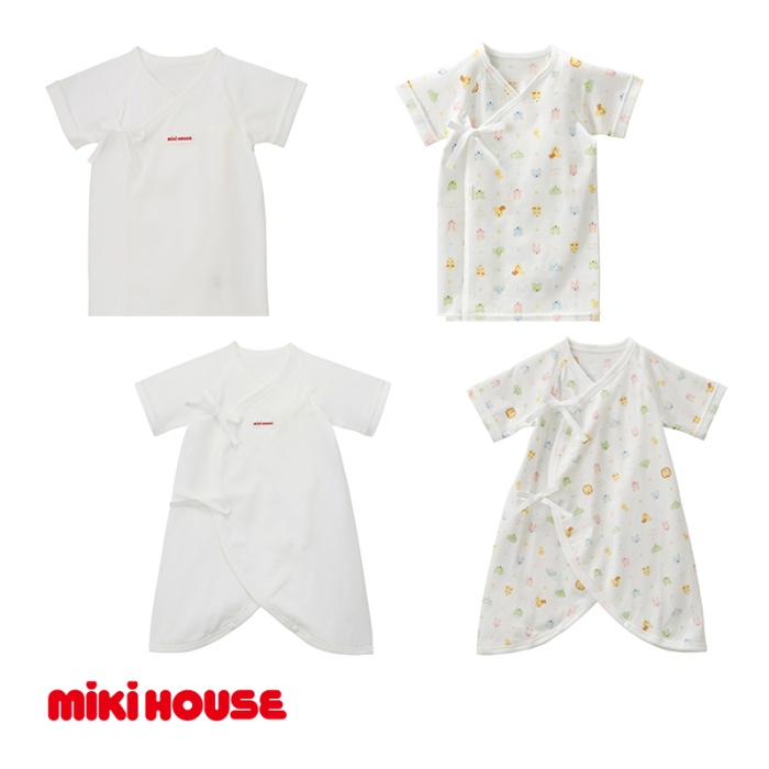 ミキハウス ピュアベール天竺肌着セット（白） / ピュアベール 天竺 肌着 セット 吸水性 耐久性 日本製 抗菌抗ウイルス加工 ギフト 贈答用 三重県 大台町 (426)