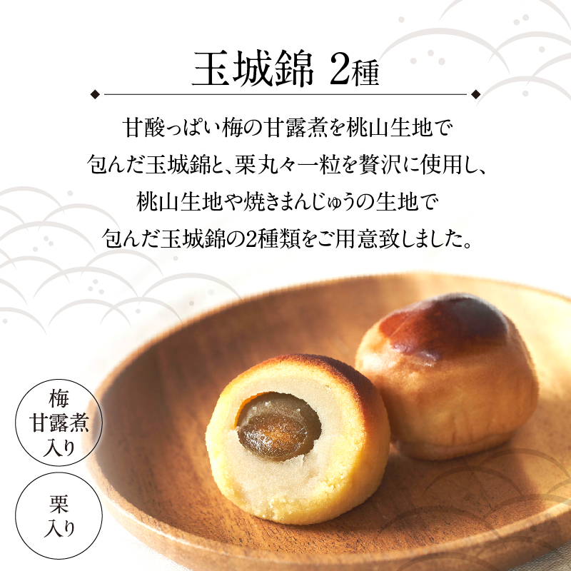 玉城最中・玉城錦・どら焼 詰合せ