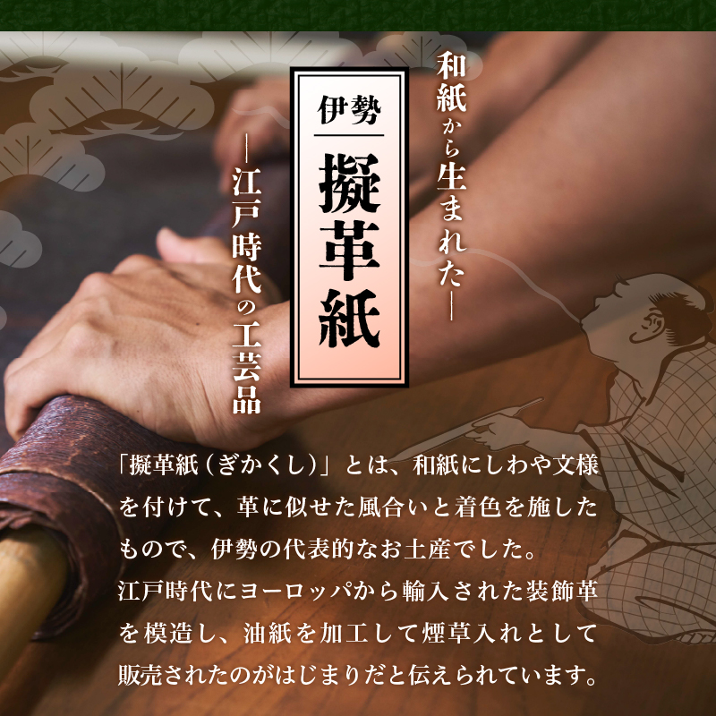 伊勢擬革紙 めがねケース