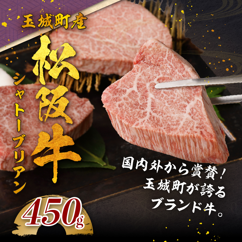 玉城町産 松阪牛シャトーブリアン 450g