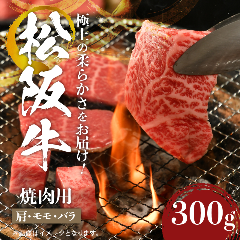 松阪牛焼肉用(肩・モモ・バラ)300g