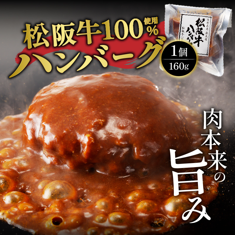 松阪牛ハンバーグ(160g)と松阪牛肉まん(120g×3個)のセット