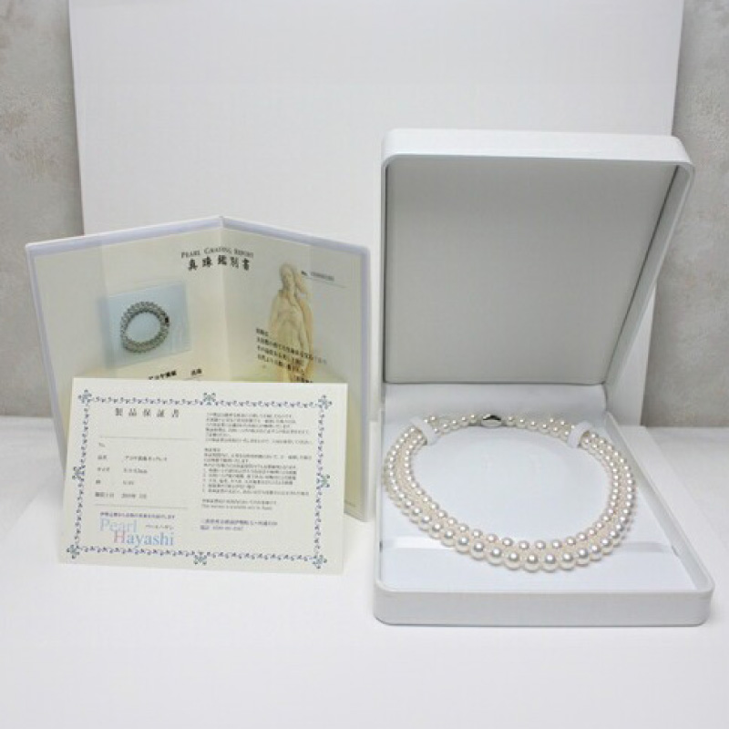 8-8.5ミリ　アコヤ真珠　ロングネックレス　「オペラ」／パール　真珠　南伊勢町　パールハヤシ　三重県　伊勢志摩