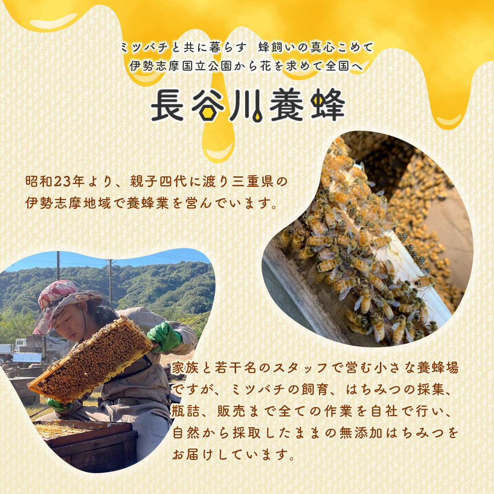 国産 はちみつ 百花蜜 420g 長谷川養蜂 希少 ハチミツ 蜂蜜 ハニー honey 純粋はちみつ 養蜂 純はちみつ 天然はちみつ 蜜 ヨーグルト 朝食 瓶 防災 備蓄 保存食 三重県 南伊勢町 伊勢 志摩 8000円 8千円