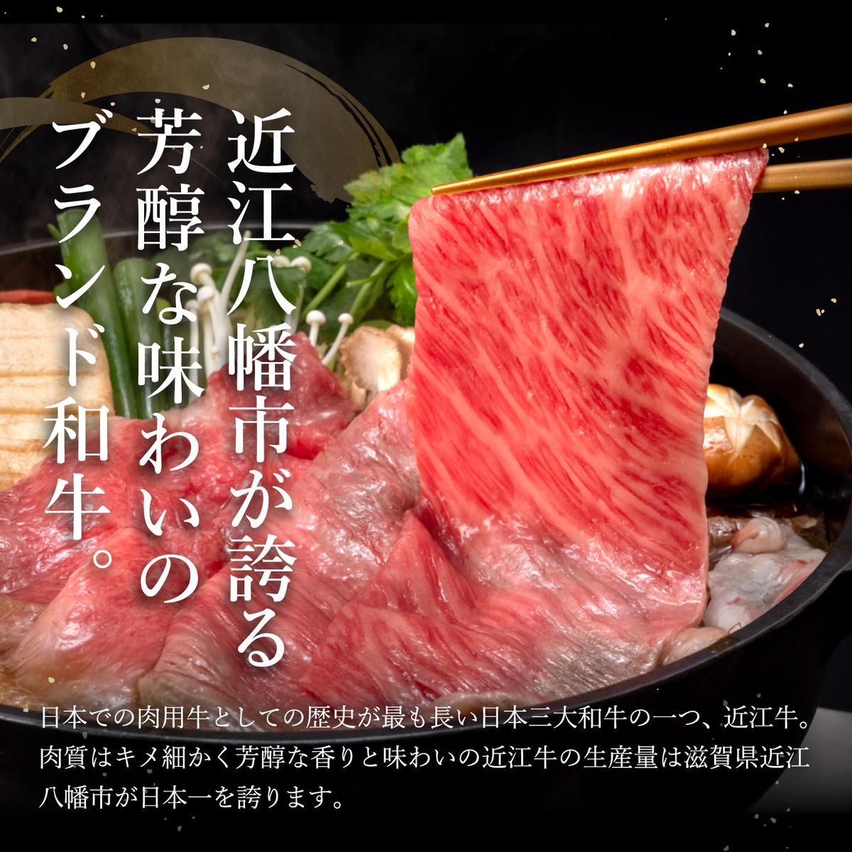 【げんさん】近江牛A5ランク焼肉・すき焼セット【800g】【DG11W】