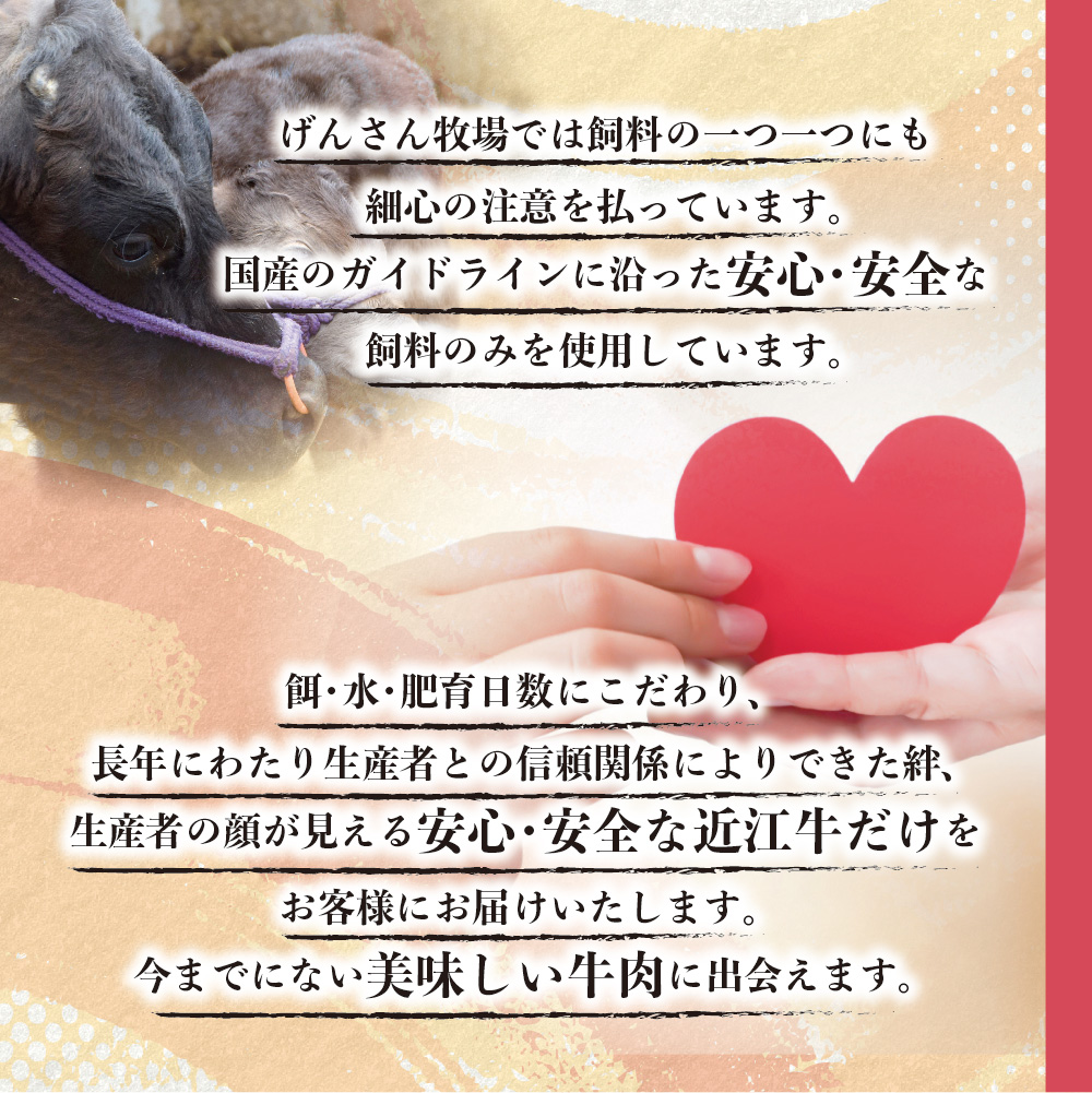 【げんさん】近江牛A5ランクカルビ焼肉用【400g】【DG04W】