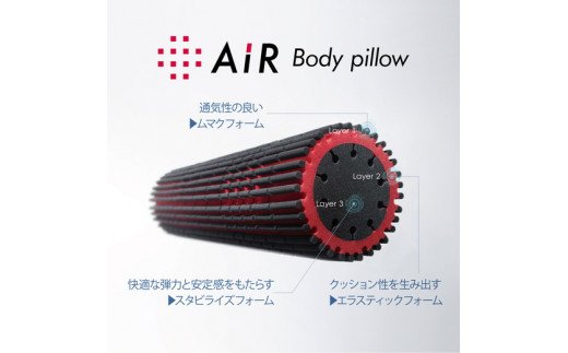 エアーボディーピロー(抱き枕)レギュラータイプ【P253W】