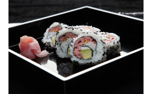 プレミアムびわます棒寿しと近江牛とろ巻詰合せ【DH05W】