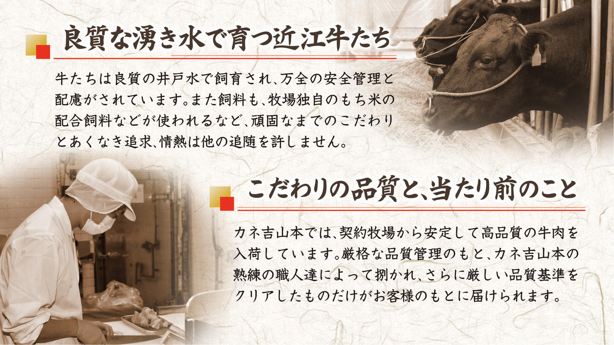 【カネ吉山本】近江牛[吟] 焼肉用 サーロイン【400g】【Y041W1】