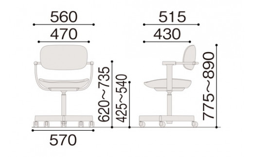 イトーキ バーテブラ03 （vertebra03）ワークチェア【 お客様組立品 ( かんたん組立 ) /   5本脚 本体：ブラック SD張地：ダークグレーC 抵抗付ウレタン双輪キャスター / 柴田文江氏デザイン / 日本製 】  オフィスチェア デスクチェア ダイニングチェア KG825SDM1T1C3CF (KG825SDM1T1C3C)【EI005W】