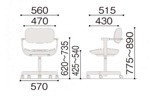 イトーキ バーテブラ03 （vertebra03）ワークチェア【 お客様組立品 ( かんたん組立 ) /   5本脚 本体：ブラック CD張地：オフブラックW 抵抗付ウレタン双輪キャスター / 柴田文江氏デザイン / 日本製 】  オフィスチェア デスクチェア ダイニングチェア KG825CDM1T1W2CF (KG825CDM1T1W2C)【EI054W】