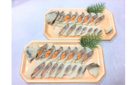 近江本にごろ　ふなずし100gスライス×2p 定期便（12か月連続お届け）【AD30W】