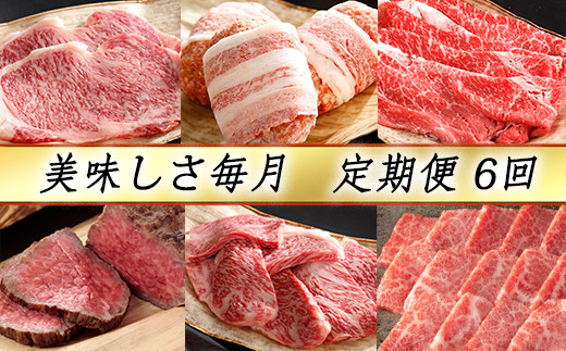 【カネ吉山本】近江牛 おいしさ毎月便−喜−（全6回定期便）（2023年9月改定）【Y092W】