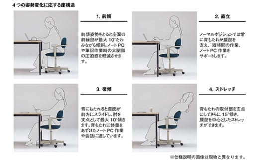 イトーキ バーテブラ03 （vertebra03）ワークチェア【 お客様組立品 ( かんたん組立 ) /   4本脚 回転 木タイプ/オークライト CD張地：C5/グレーC 本体：F2/チェスナットブラウン / 柴田文江氏デザイン / 日本製 】  オフィスチェア デスクチェア ダイニングチェア KG-877CD-F2C5CF (KG-877CD-F2C5C)【EI101W】