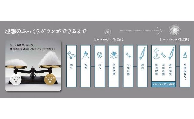 【nishikawa/西川】羽毛ふとん/ジーリンホワイトグースダウン90％/シングル【P194W】